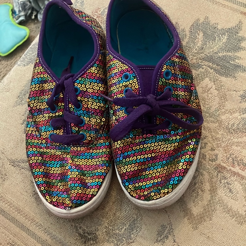 Children’s faded glory sequin sneakers 3
